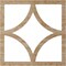 Ekena Millwork Statesman Wood Fretwork Pierced Ceiling Medallion, Red Oak, 24"OD x 15 3/8"ID x 3/8"T CMWP24X24X0375STRO - alternate 5